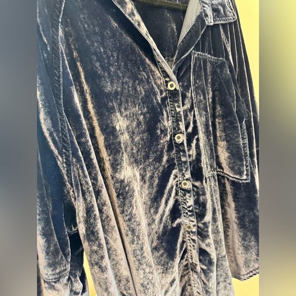 NEW!! Free People We The Free - Night Skies Velvet Top - Picture 6 of 14